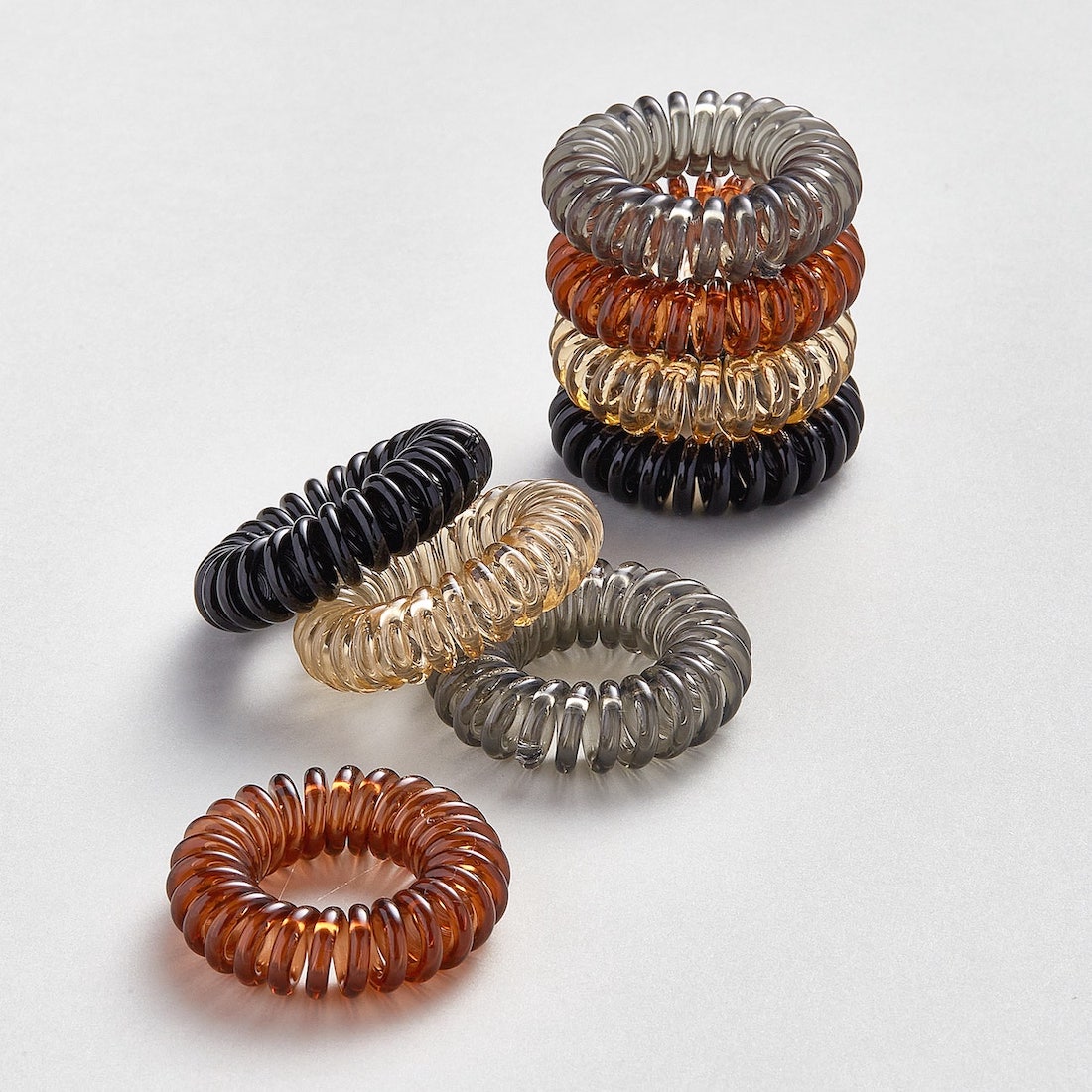 Vellen Hair Ultimate Spiral Hair Ties for Every Hair Type - Mocha Palette