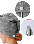 Microfiber Hair Turban (3-Pack) – Super Absorbent Hair Towels for Quick Drying, Anti-Frizz, and Gentle Care