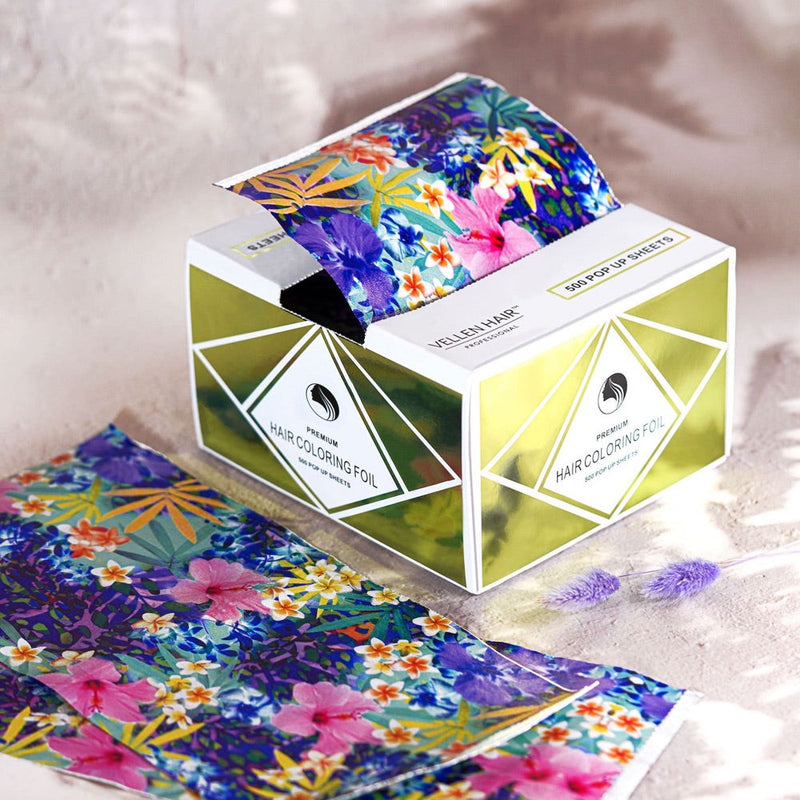 Embossed hair foil