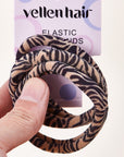 Durable & Stylish Elastic Hair Bands 3 - Pack - Zebra