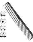 Vellen Hair® Ultimate Cutting Comb - VH207 - 18.4 cm / 7.24 inch - Black