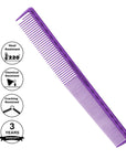 Vellen Hair® Ultimate Cutting Comb - VH205 - 21.4 cm / 8.42 inch - Purple