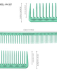 Vellen Hair® Ultimate Cutting Combs 5 Different Sizes - Mint