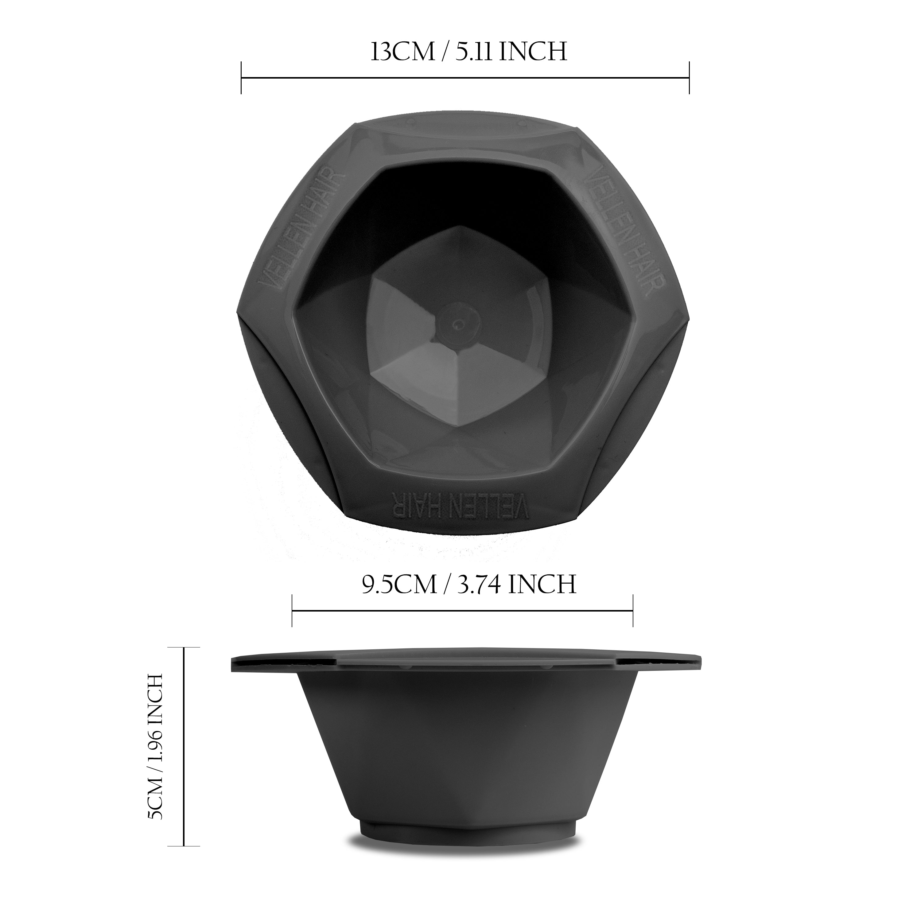 Color Bowl Set - 7 Pack - Black