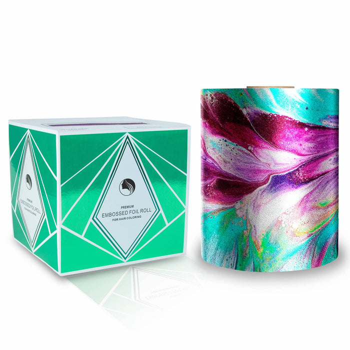 Embossed Foil Roll Lily Flower