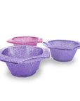Glam Color Bowl Set - 7 Pack - Purple / Pink