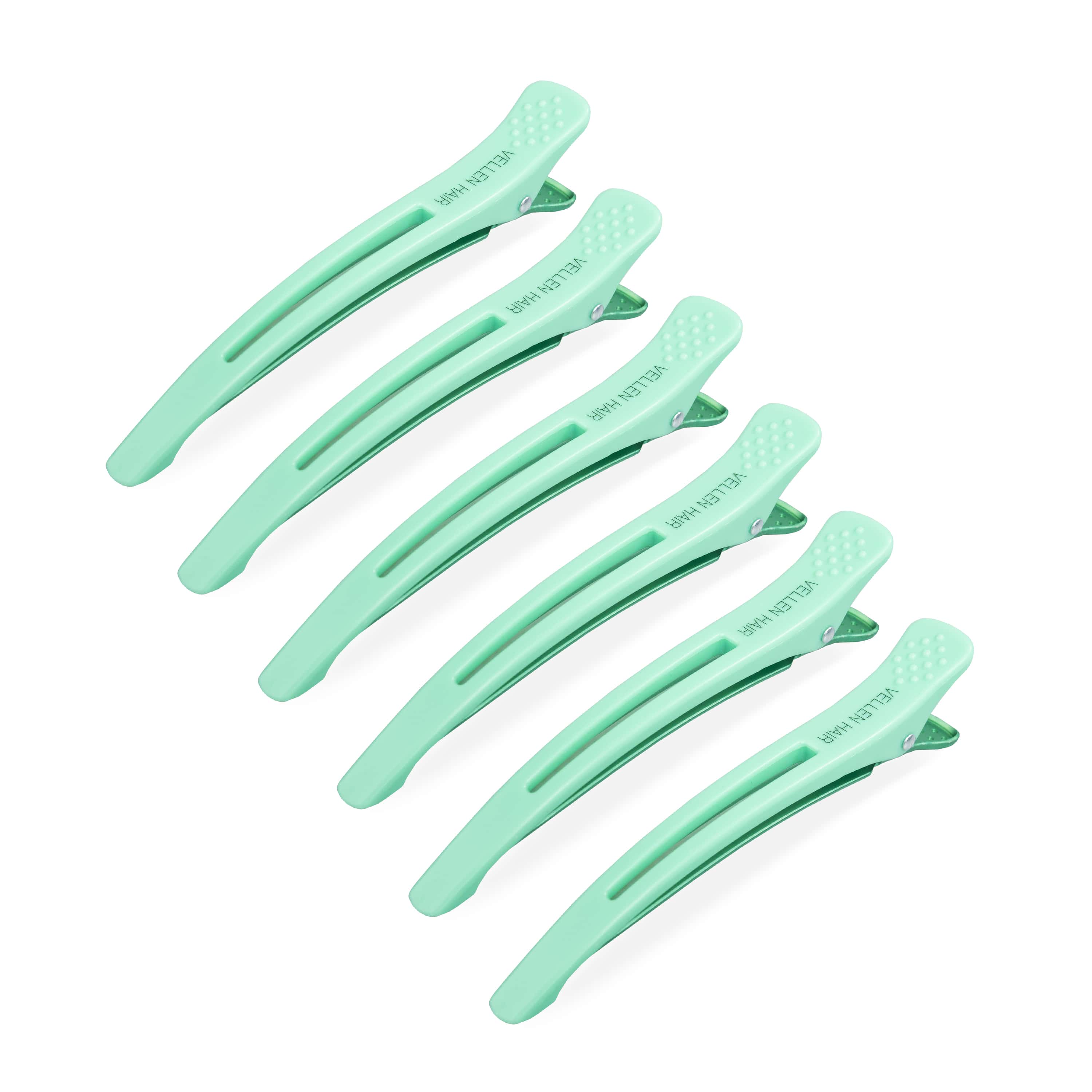 Sectioning Hair Clips - 6 Pack - Mint