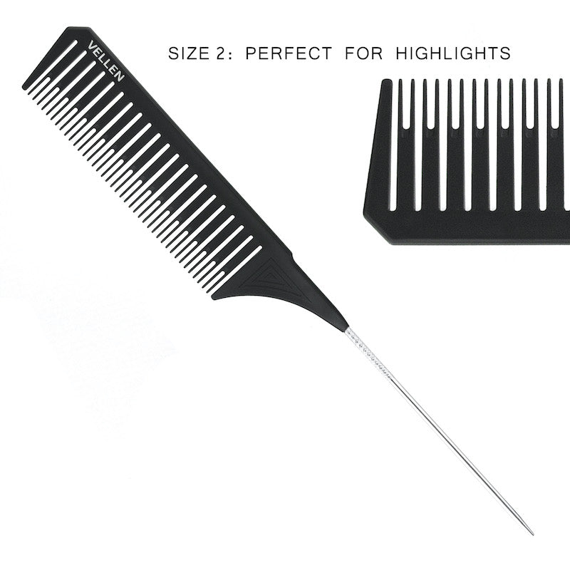 Highlighting Comb Set 1.0 - 3 Sizes - Black 1