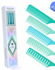 Ultimate Highlighting Comb Set 2.0 - 5 Sizes - Mutli-Color