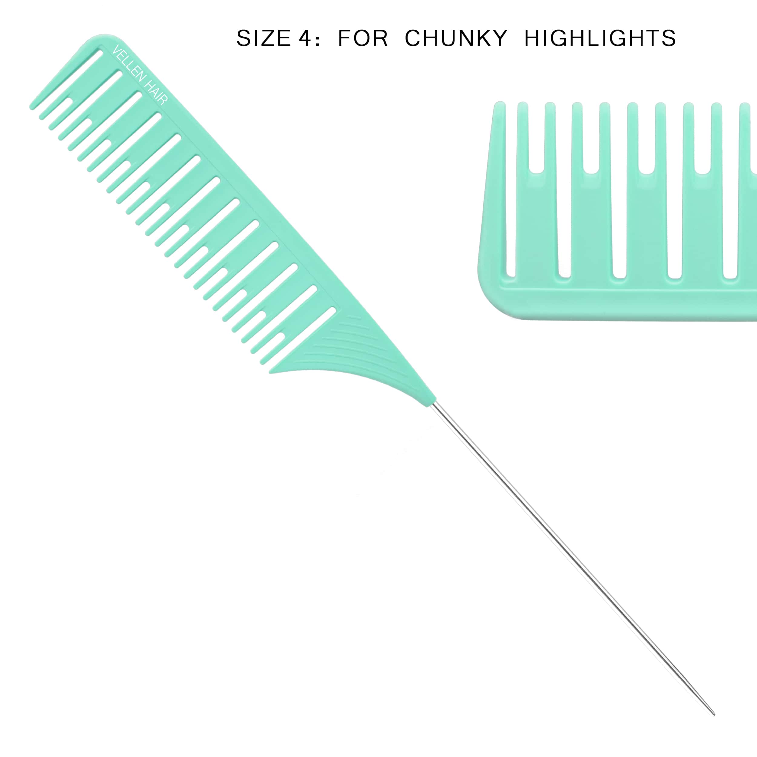 Ultimate Highlighting Comb Set 2.0 - 5 Sizes - Mutli-s