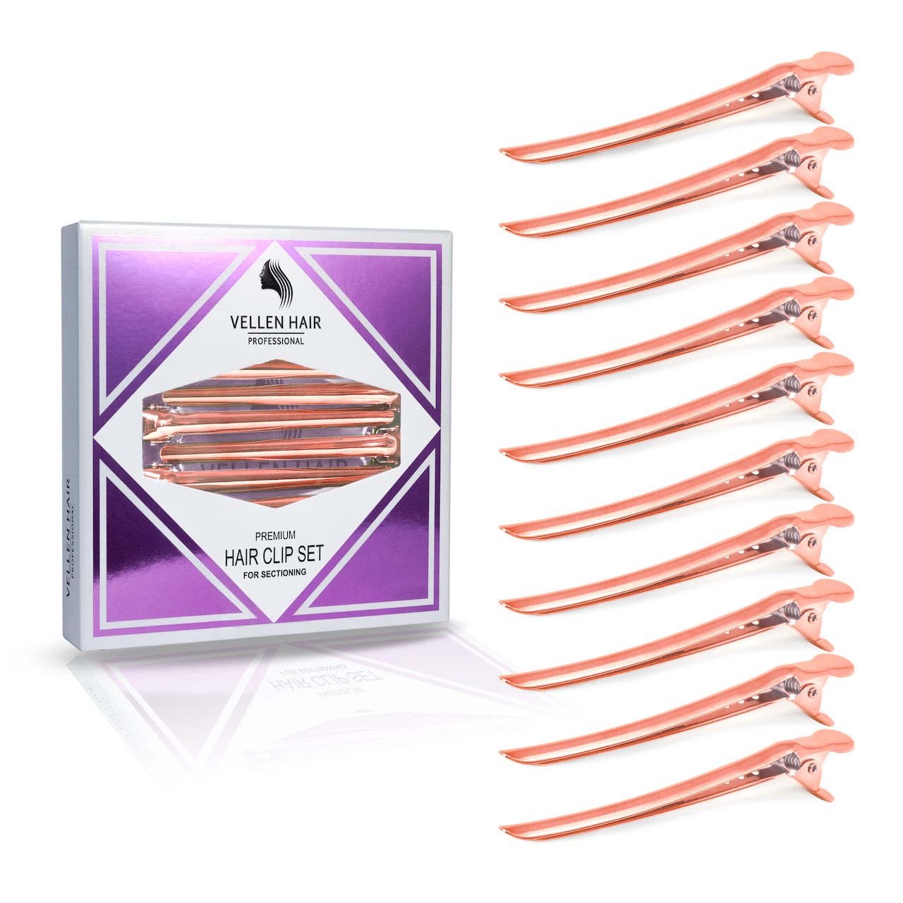 Super Sectioner Clips - 10 Pack - Peach Gold