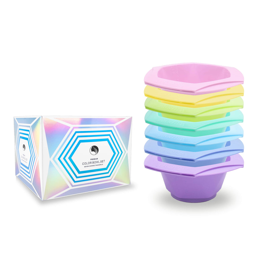 Color Bowl Set - 7 Pack - Pastel