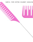 Highlighting Comb Set 1.0 - 2 Sizes - Purple/Pink