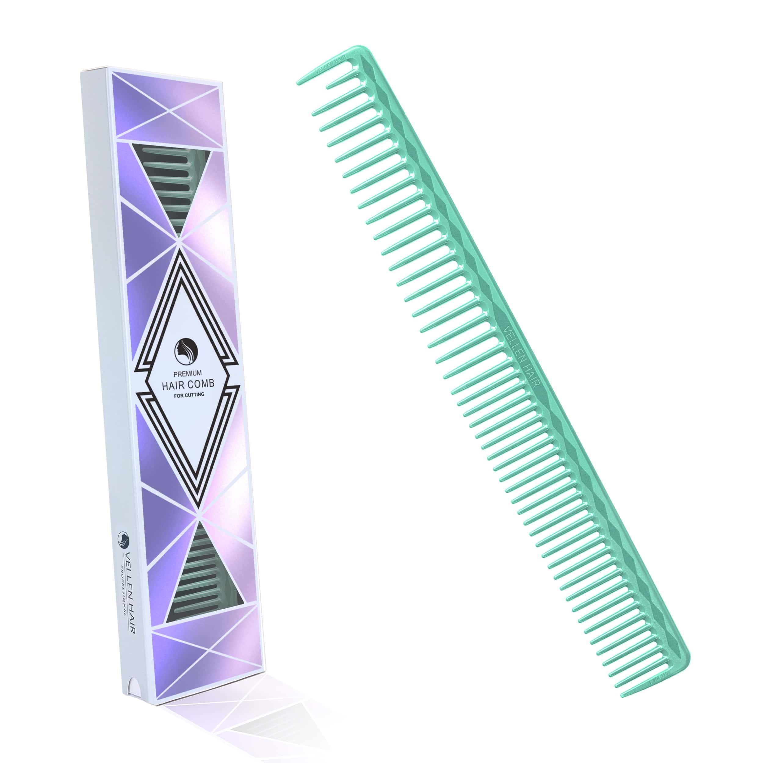 Vellen Hair® Ultimate Cutting Comb - VH204 - 22.8 cm / 8.97 inch - Mint