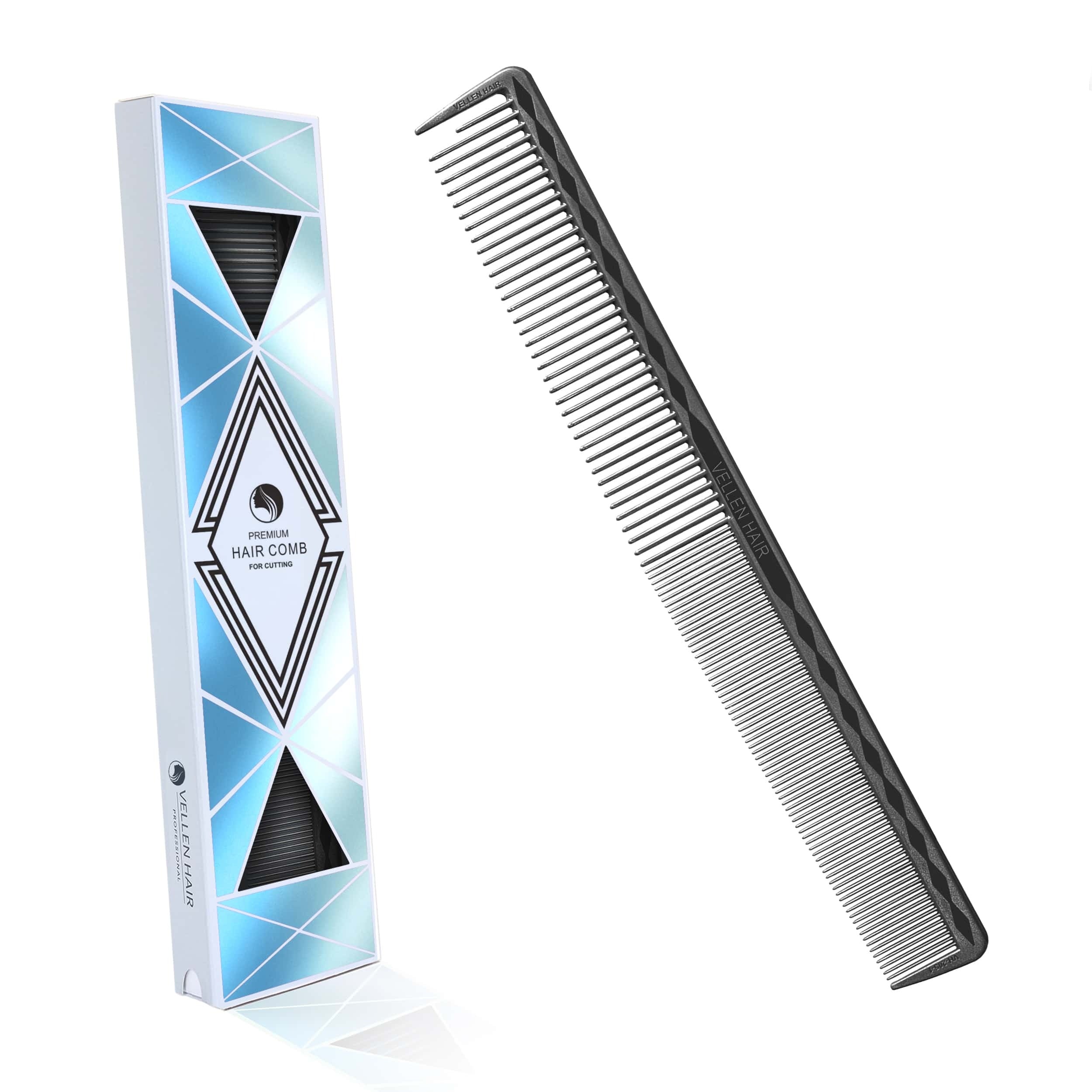 Vellen Hair® Ultimate Cutting Comb - VH205 - 21.4 cm / 8.42 inch - Black