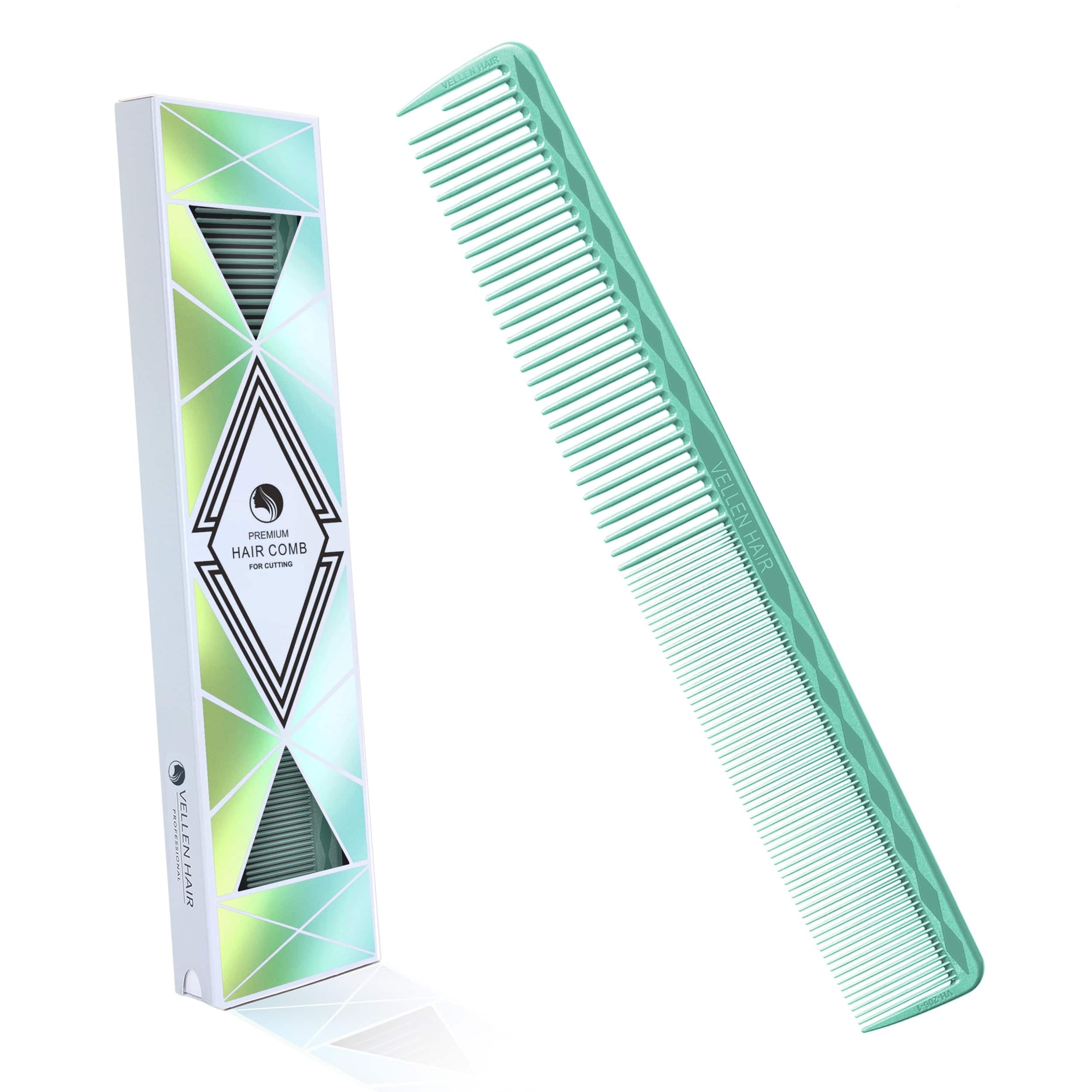 Vellen Hair® Ultimate Cutting Comb - VH206 - 18.7 cm / 7.36 inch - Mint