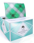 5x11 Pop Up Foil Sheets - 600 Sheets - Green Checkered