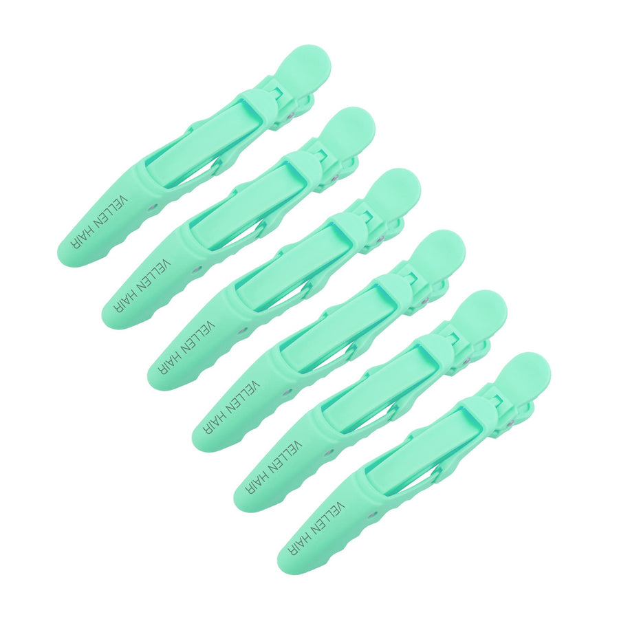 Alligator Hair Clips - 6 Pack - Mint