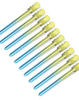 Super Sectioner Clips - 10 Pack - Turquoise/Yellow Ombre