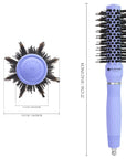Ceramic/Ionic Round Hairbrush 1 inch / 25 mm - Violet