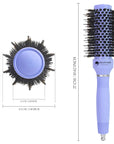 Ceramic/Ionic Round Hairbrush 1.3 inch / 32 mm - Violet