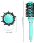 Ceramic/Ionic Round Hairbrush 1.3 inch / 32 mm - Mint