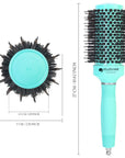 Ceramic/Ionic Round Hairbrush 1.7 inch / 43 mm - Mint
