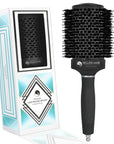 Ceramic/Ionic Round Hairbrush 2 inch / 53 mm - Black