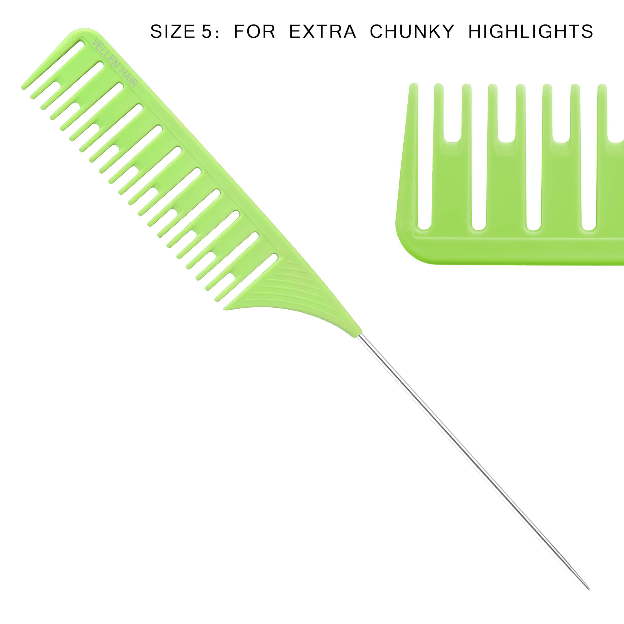 Highlighting Comb Set 1.0 - 2 Sizes - Yellow/Green