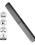 Vellen Hair® Ultimate Cutting Comb - VH202 - 17.8 cm / 7 inch - Black