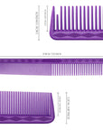 Vellen Hair® Ultimate Cutting Comb - VH202 - 17.8 cm / 7 inch - Purple