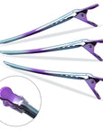 Super Sectioner Clips - 10 Pack - Turquoise/Purple Ombre